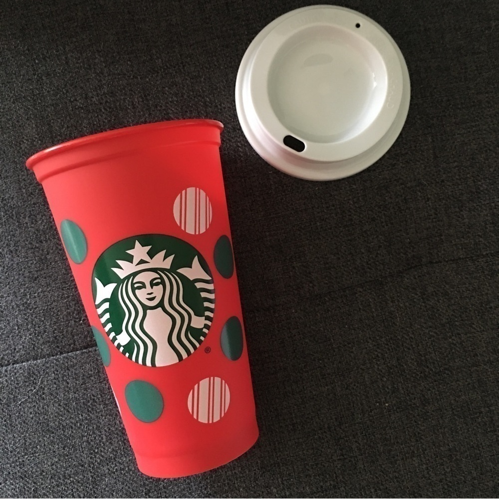 DOTS Starbucks Holiday Color-Changing Hot Cup, 16 oz, NEW